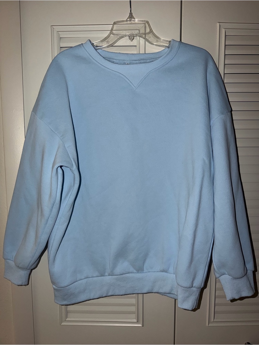 Light Blue Crewneck Sweatshirt